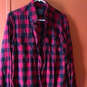 Faded glory flannel shirt Buffalo plaid
